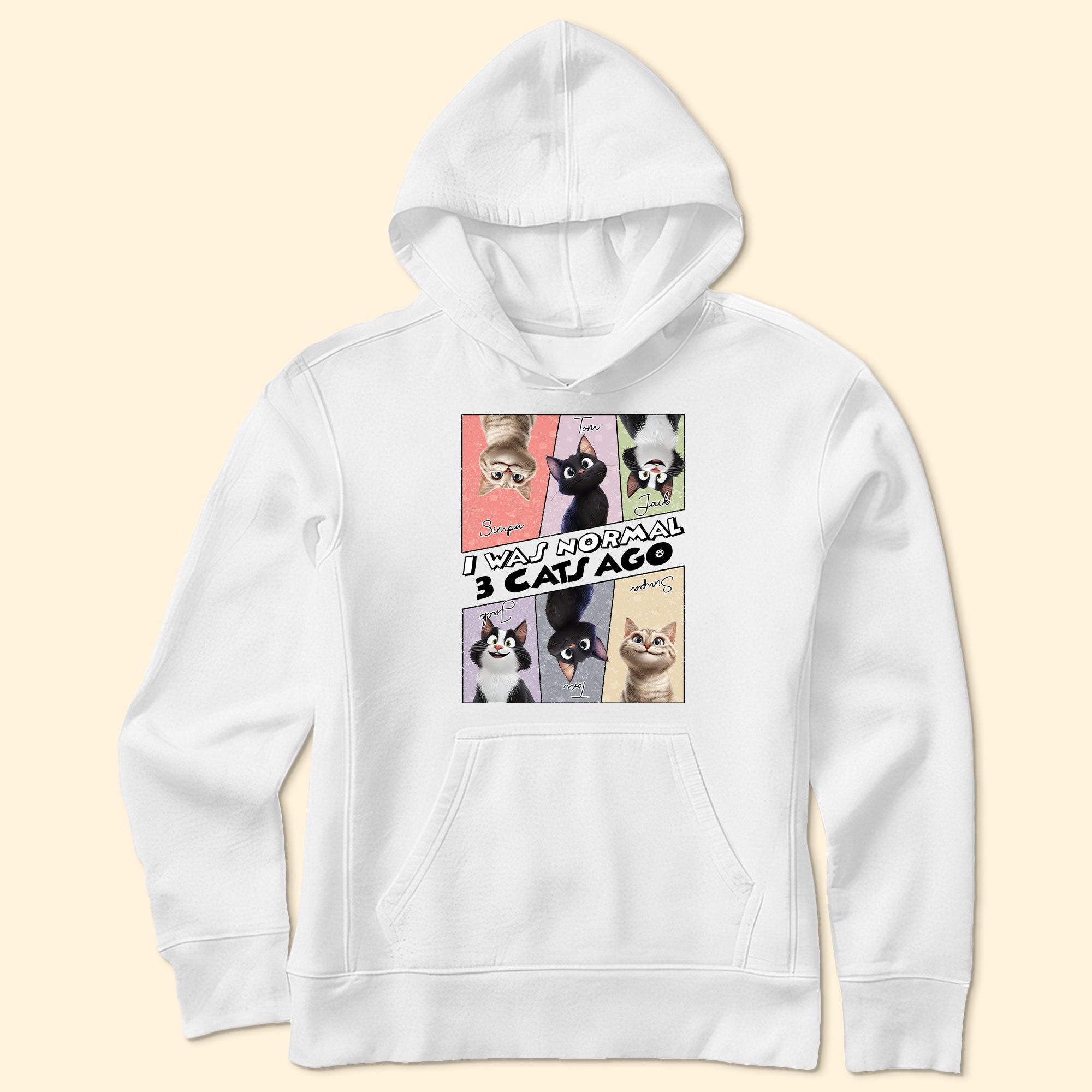 I Was Normal 3 Cats Ago - Personalized Shirt