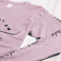 I Wear My Heart On My Sleeve - Custom Long Sleeve T-Shirt