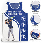 I Will Always Yours Biggest Fan - Custom Photo Tank Top For Men
