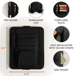 I Will Carry You With Me - Personalized Leather Car Visor Organizer