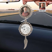 I Will Carry You With Me Until I See You Again - Personalized Car Photo Ornament