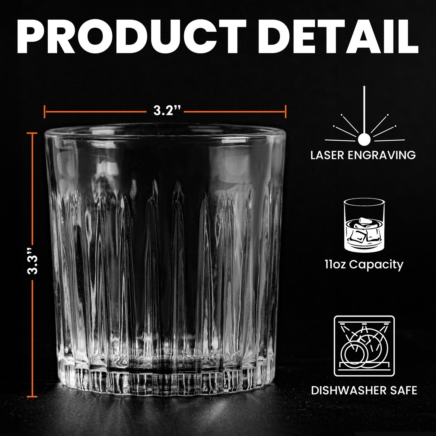 I Wined A Lot But I Mastered It - Personalized Engraved Whiskey Glass