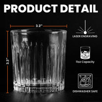 I Wined A Lot But I Mastered It - Personalized Engraved Whiskey Glass