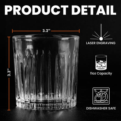 I Wined A Lot But I Mastered It - Personalized Engraved Whiskey Glass