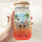 I Wish I Could Turn Back The Clock - Personalized Frosted Glass Cup