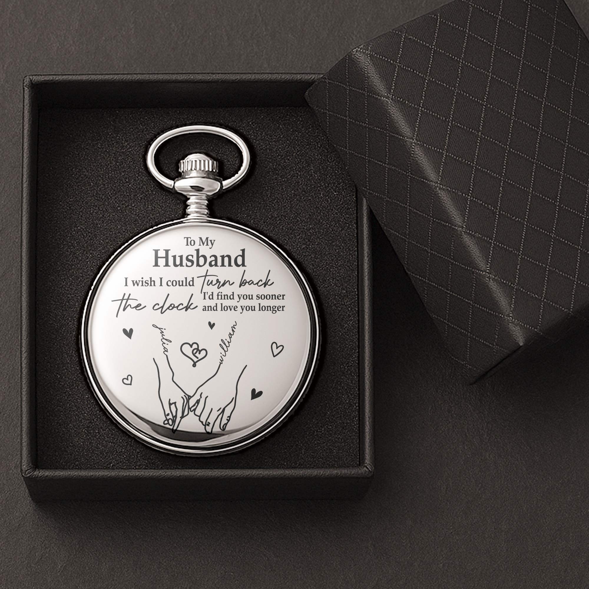 I Wish I Could Turn Back The Clock - Personalized Pocket Watch