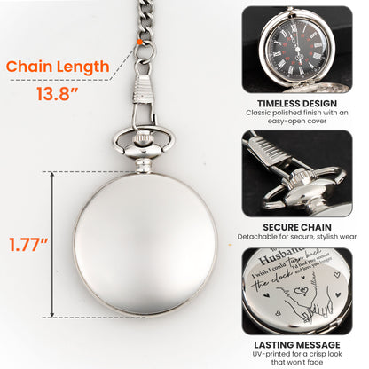 I Wish I Could Turn Back The Clock - Personalized Pocket Watch