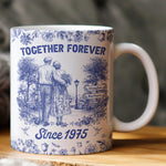 I Wish I Could Turn Back The Clock Toile De Jouy Couples - Personalized Mug