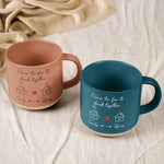 I Wish You Lived Next Door Friendship Gift - Personalized Pottery Mug - Gift For Friend