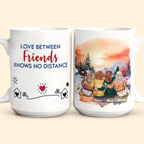 I Wish You Lived Next Door Long Distance Friendship - Personalized Mug