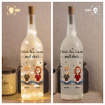I Wish You Lived Next Door - Personalized Bottle Lamp