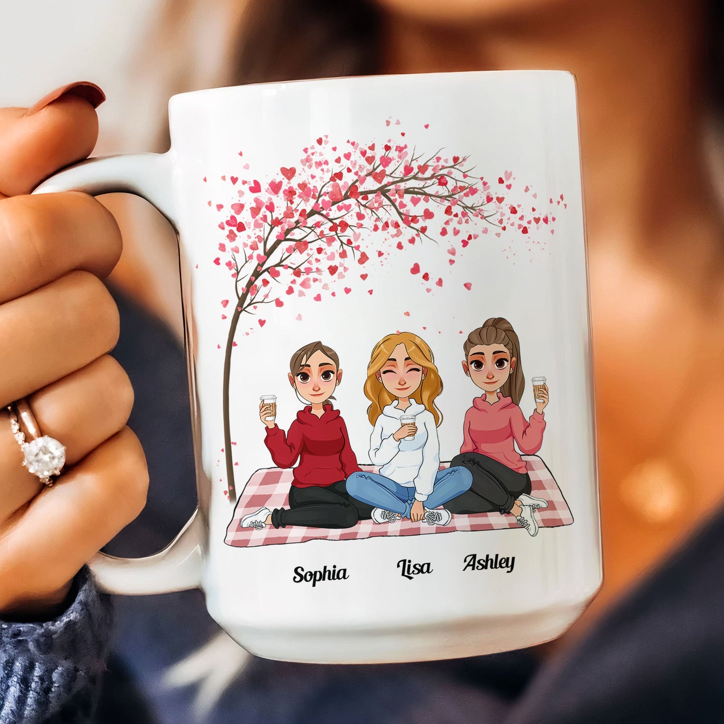 I Would Fight A Bear For You Sister - Personalized Mug