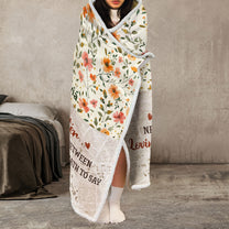 I Would Use My Last Breath To Say I Love You - Personalized Wearable Blanket Hoodie