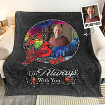 I Am With You - Personalized Photo Blanket