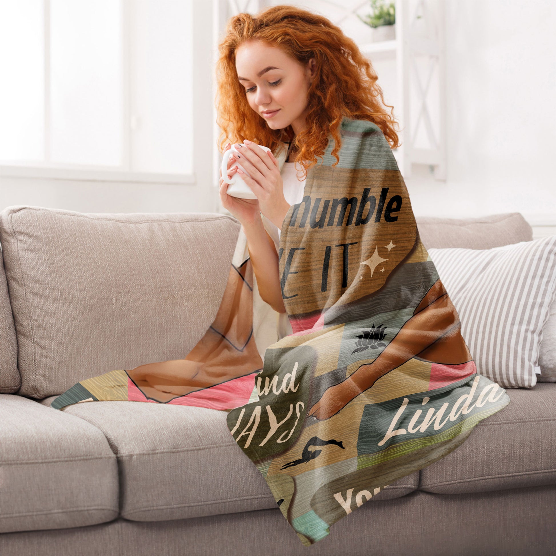 I Decided My Vibe - Personalized Blanket