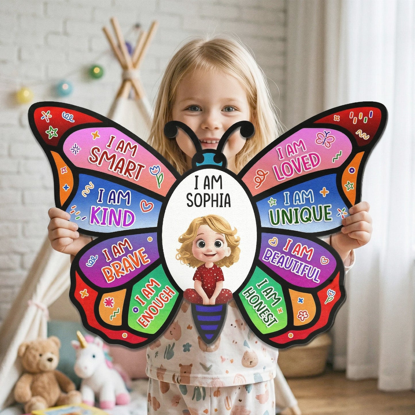 I_Am_Affirmation_Butterfly_Personalized_Metal_Sign_1