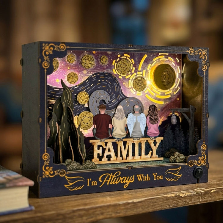 I-Am-Always-With-You-Memorial-Gift-Personalized-DIY-Book-Nook-Kit-3