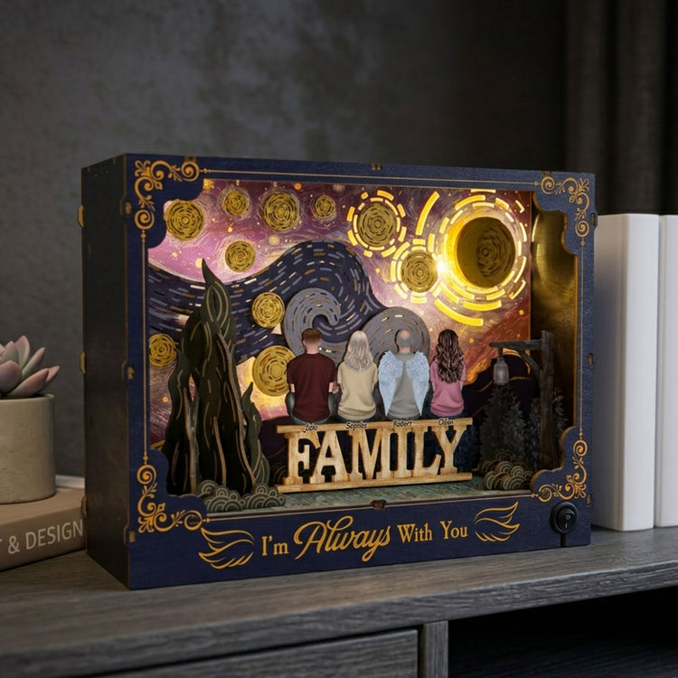 I-Am-Always-With-You-Memorial-Gift-Personalized-DIY-Book-Nook-Kit-6