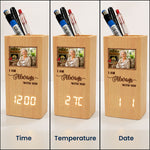 I-Am-Always-With-You-Personalized-Pen-Holder-With-Clock-4