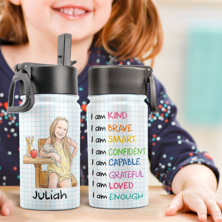 I-Am-Kind-Affirmation-Watercolor-Art-Personalized-Water-Bottle-7