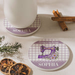 I'll Be In My Office Gift For Sewing Lovers, Tailor - Personalized Coaster