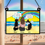 I'll Be Waiting For You - Personalized Window Hanging Suncatcher Ornament