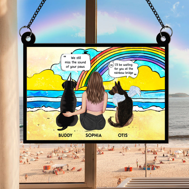 I'll Be Waiting For You - Personalized Window Hanging Suncatcher Ornament
