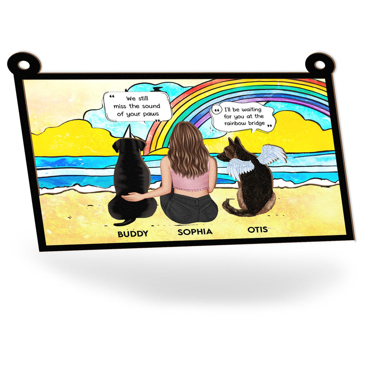 I'll Be Waiting For You - Personalized Window Hanging Suncatcher Ornament