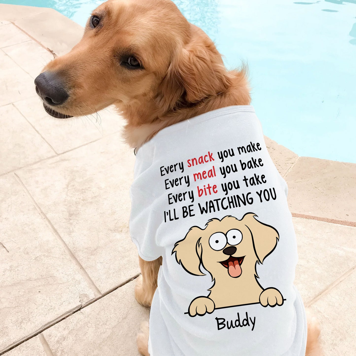 I'll Be Watching You - Personalized Pet Shirt