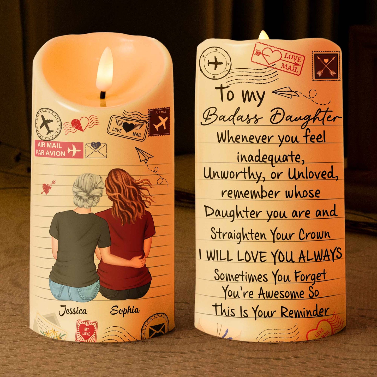 I'll Love You Always - Personalized LED Candle