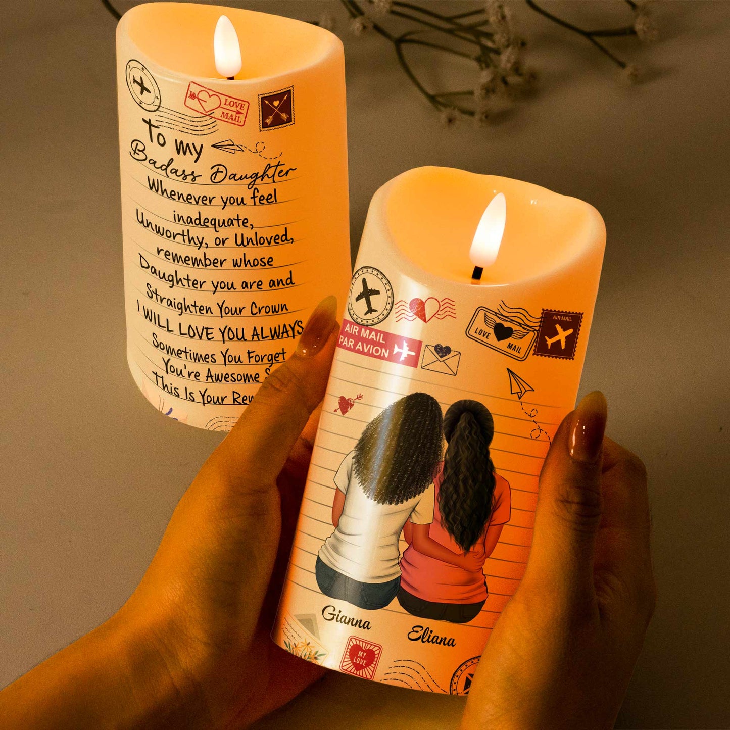 I'll Love You Always - Personalized LED Candle