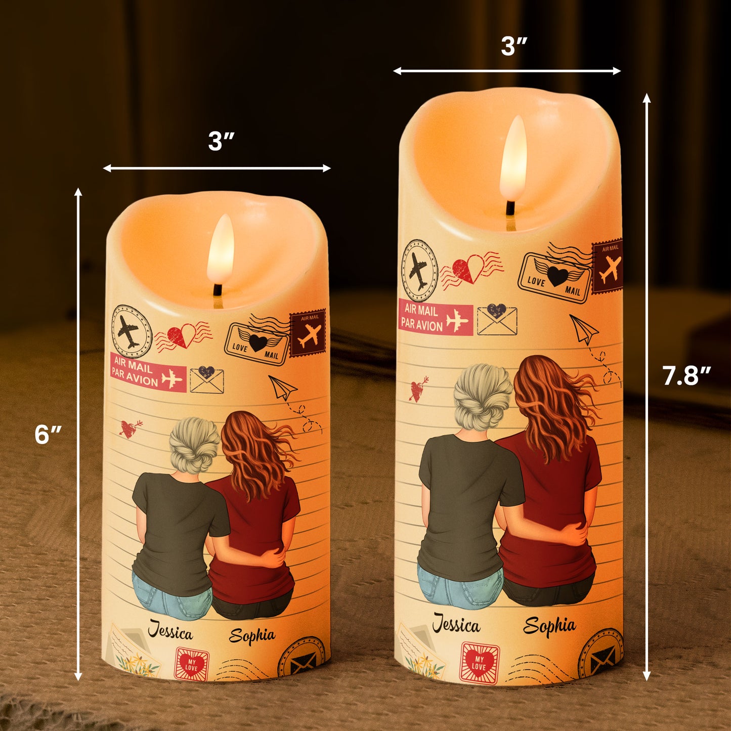 I'll Love You Always - Personalized LED Candle