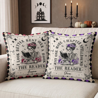 I Look Better Bent Over A Book Gift For The Reader - Personalized Pillow Cover