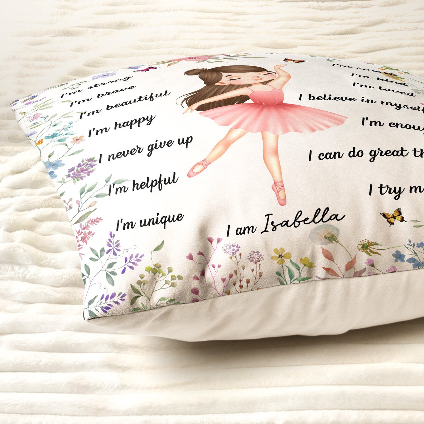 I'm A Ballerina - Personalized Pillow (Insert Included)