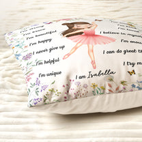 I'm A Ballerina - Personalized Pillow (Insert Included)