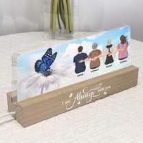 I'm Always With You - Butterfly Version - Personalized LED Night Light