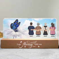 I'm Always With You - Butterfly Version - Personalized LED Night Light