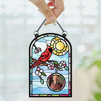 I'm Always With You - Personalized Window Hanging Suncatcher Photo Ornament