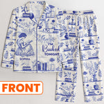I'm Booked Tonight - Personalized Satin Pajama Set