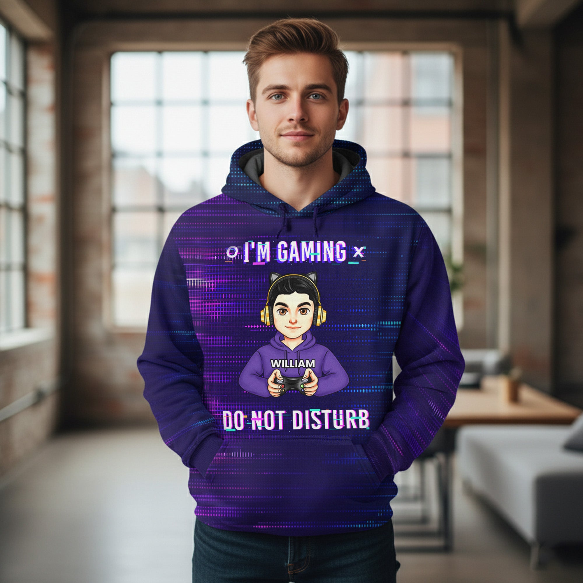 I'm Gaming Do Not Disturb - Personalized 3D Shirt