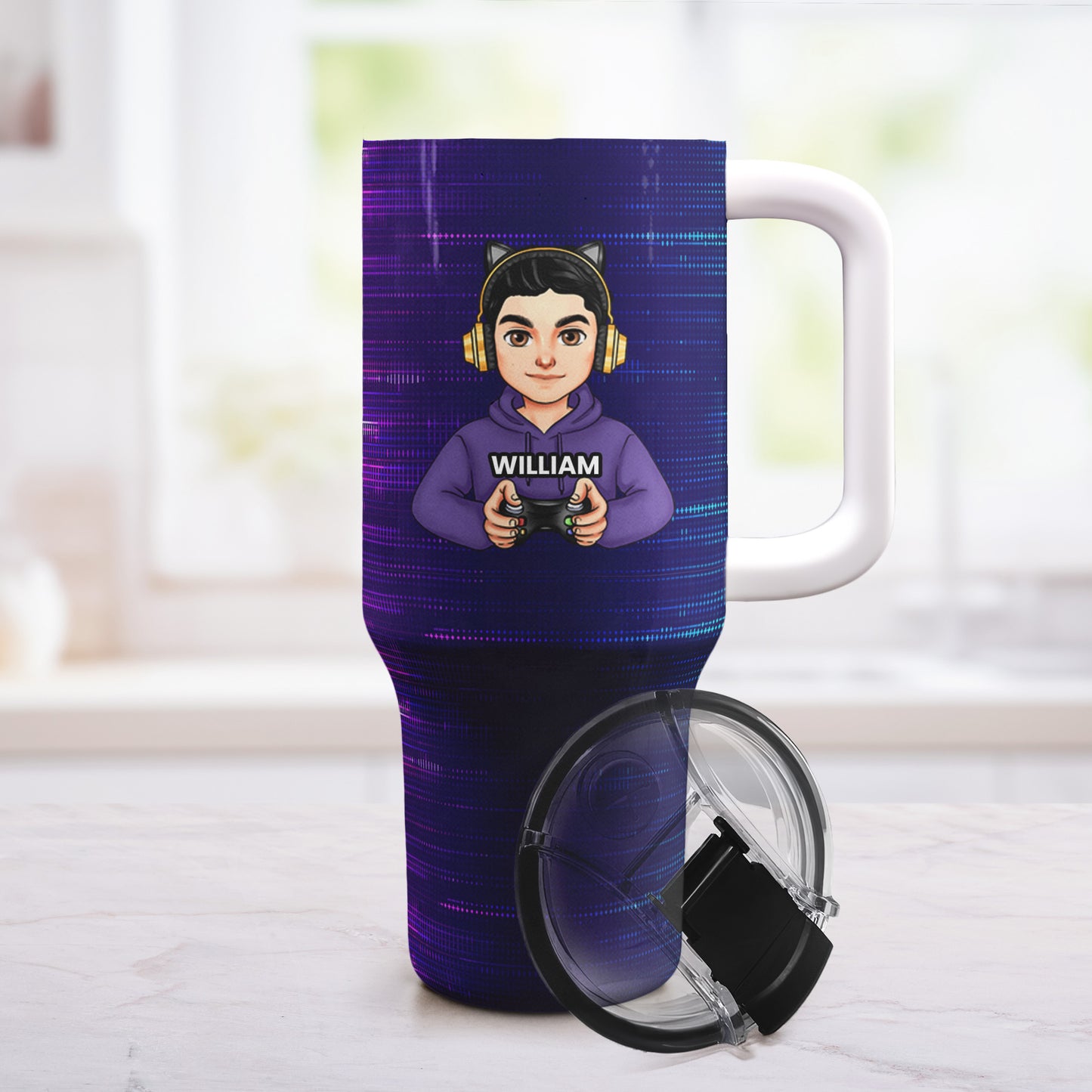 I'm Gaming Do Not Disturb - Personalized 40oz Tumbler With Straw