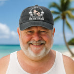 I'm Retired - Personalized Distressed Denim Cap