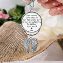 I’m Right Here In Your Heart - Custom Angel Wings Photo Ornament