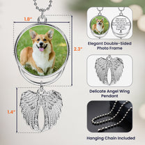 I’m Right Here In Your Heart - Custom Angel Wings Photo Ornament