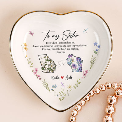 I'm So Proud Of You Sister - Personalized Ring Dish