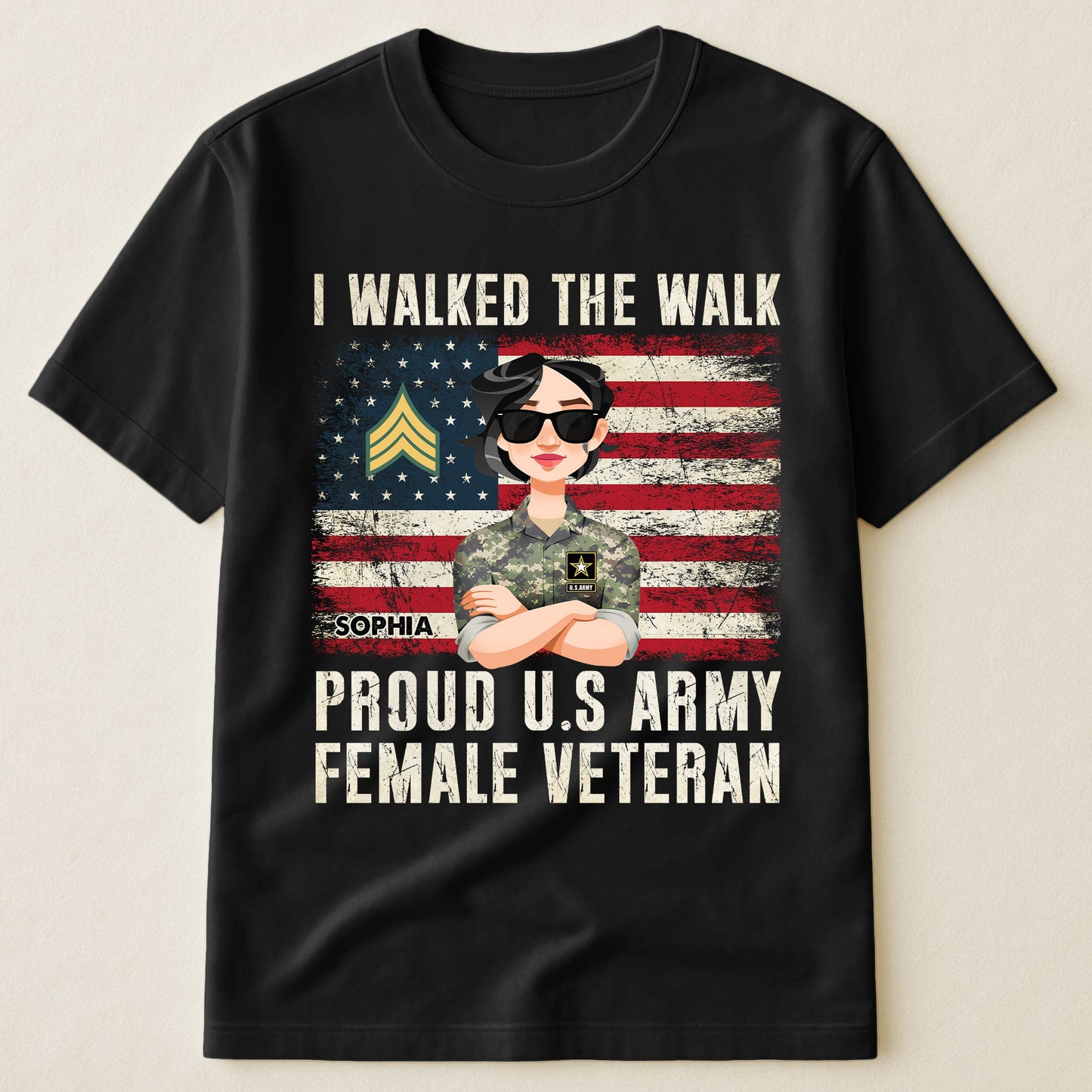 I_Walked_The_Walk_Military_Branch_Veteran_Personalized_Shirt_2