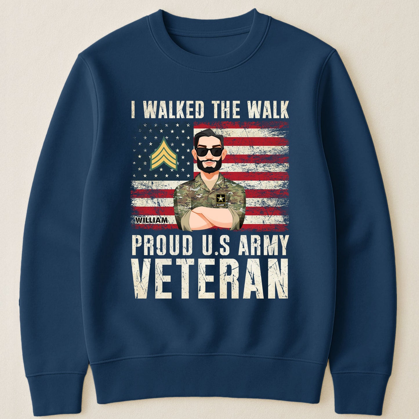 I_Walked_The_Walk_Military_Branch_Veteran_Personalized_Shirt_6