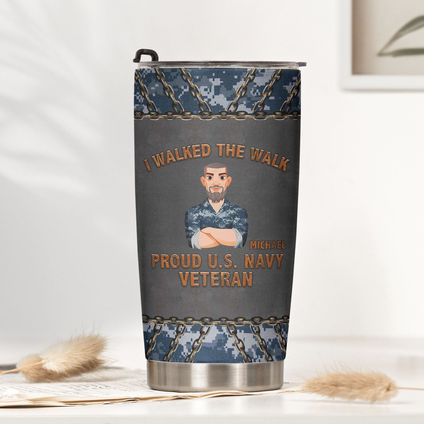 I-Walked-The-Walk-Veteran-250-Years-Of-Freedom-Personalized-Tumbler-1