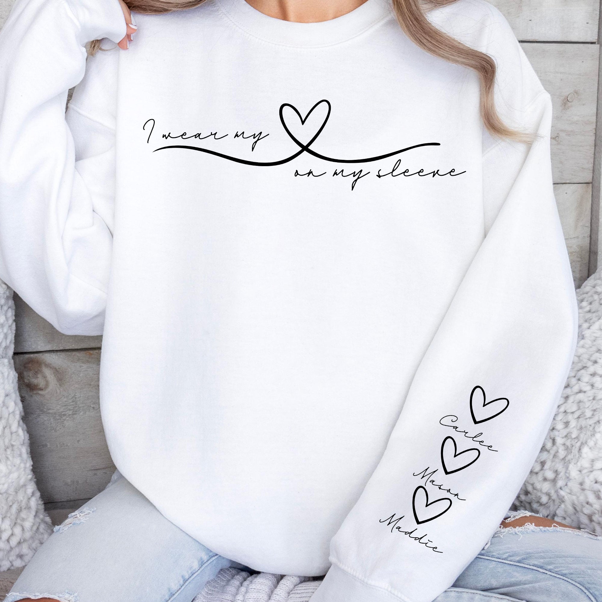I-Wear-My-Heart-On-My-Sleeve-Mothers-Day-Gift-For-Mom-Grandma-Auntiy-Personalized-Sweatshirt-1