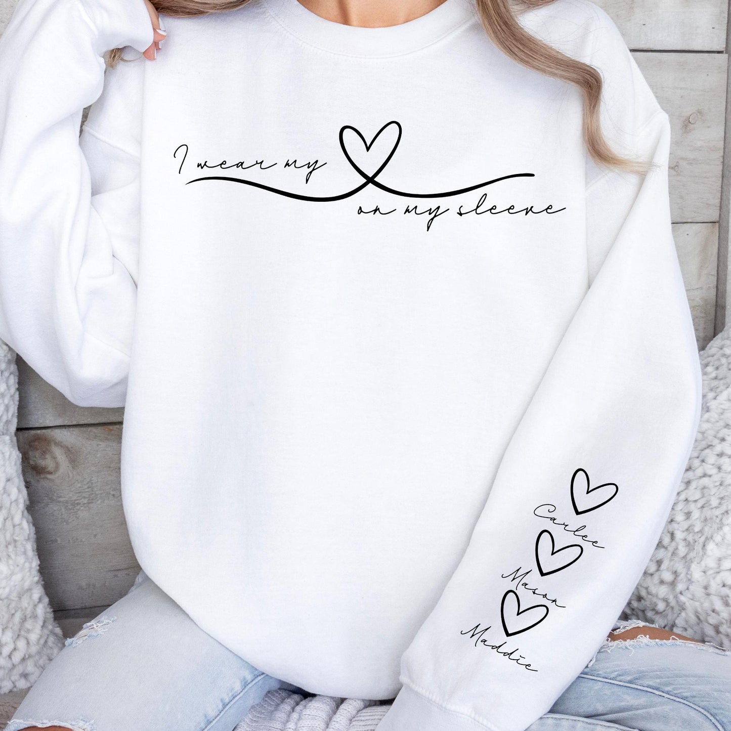I-Wear-My-Heart-On-My-Sleeve-Mothers-Day-Gift-For-Mom-Grandma-Auntiy-Personalized-Sweatshirt-1